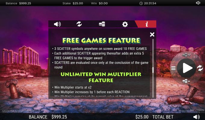 Free Games Feature