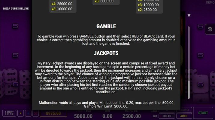 Jackpot Rules