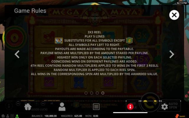 Mega Maya :: Feature Rules