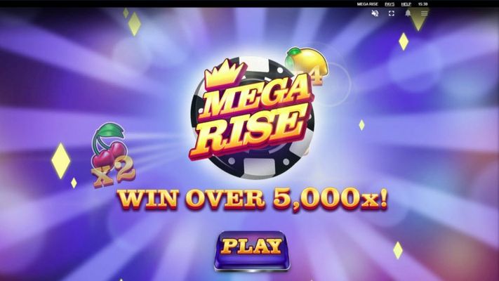 Play slots at Casino Pop: Casino Pop featuring the Video Slots Mega Rise with a maximum payout of $100,000