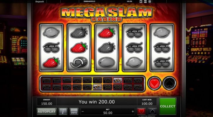Mega Slam Casino :: A three of a kind win