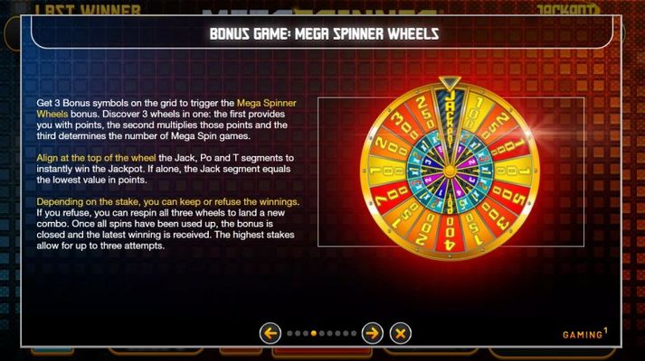 Bonus Game Rules