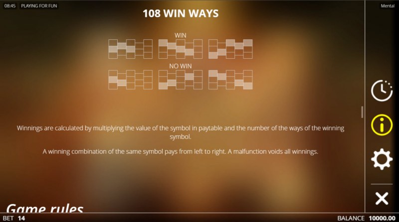 108 Ways to Win