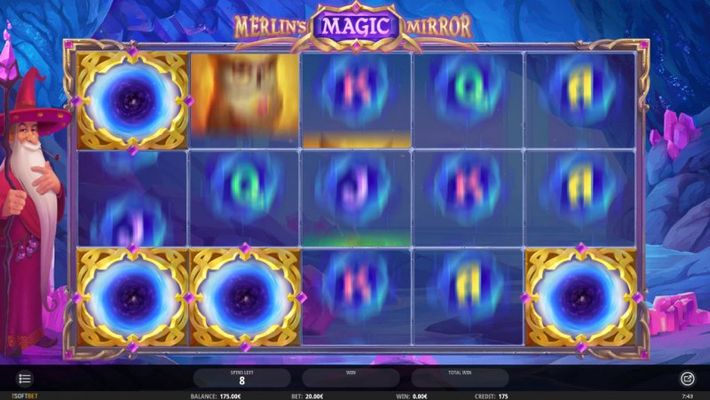 Mystery symbol appear randomly and remain sticky during free spins