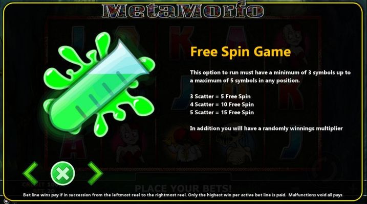 Free Spins Rules