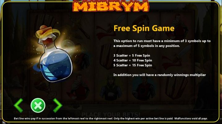 Free Spins Rules