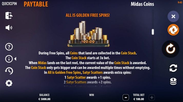 Free Spin Feature Rules