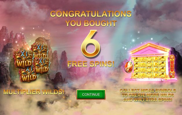 6 Free Spins Awarded