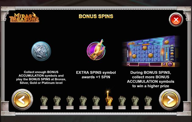 Midas Treasure :: Bonus Spins