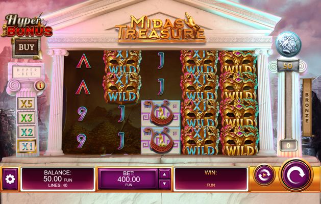Midas Treasure :: Main Game Board