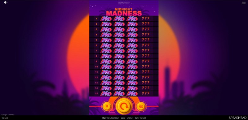 Midnight Madness :: Main Game Board