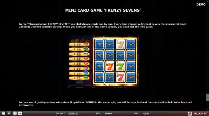 Million 777 :: Frenzy Seven