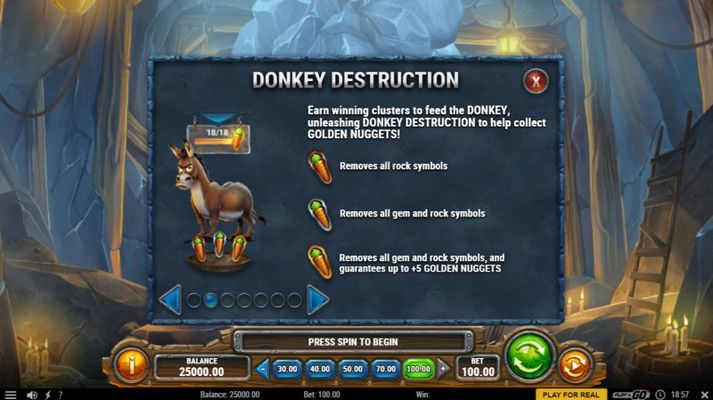 Miner Donkey Trouble :: Donkey Destruction