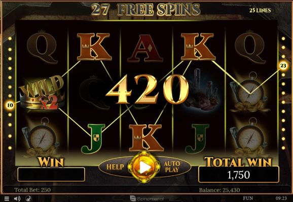 Free Spins Game Board