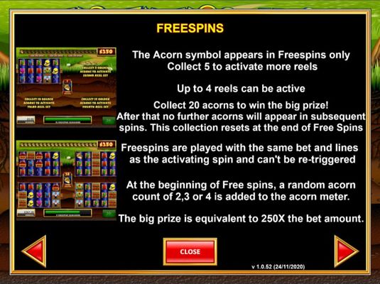 Free Spin Feature Rules