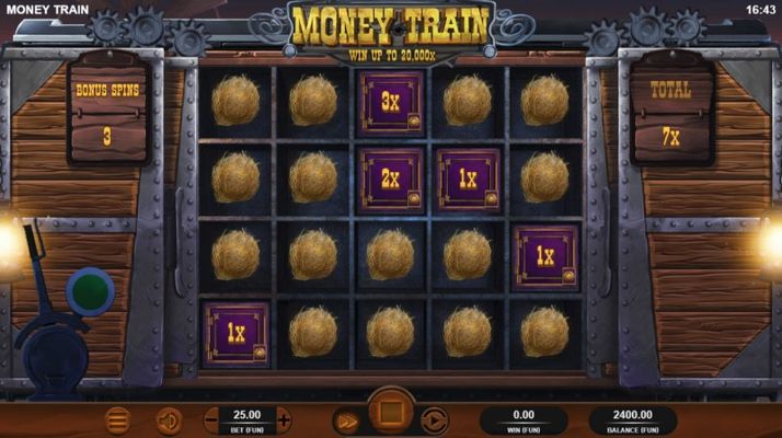 Money Train :: Bonus Game Board