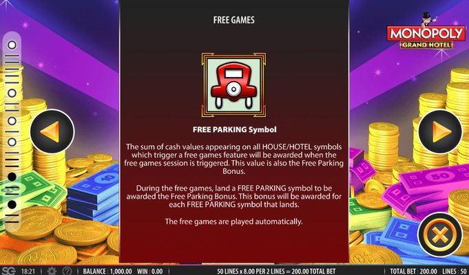 Monopoly Grand Hotel :: Free Parking
