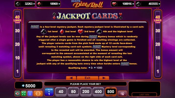 Jackpot Rules