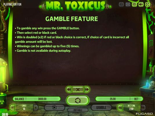 Gamble Feature Rules