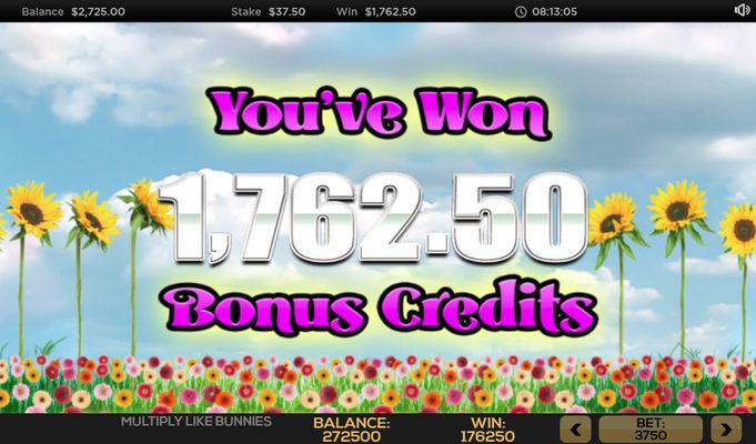 Total free spins payout