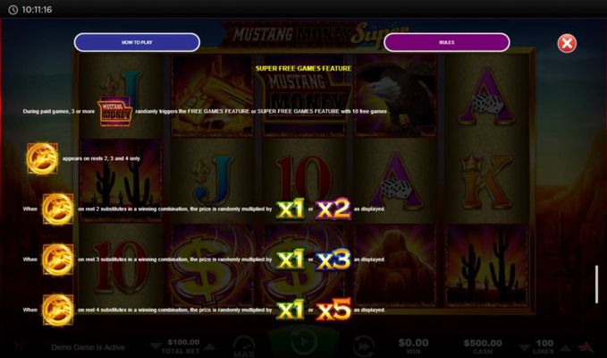 Super Free Spin Feature Rules