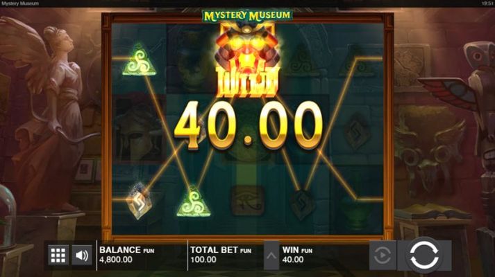 Mystery Museum :: A pair of winning paylines