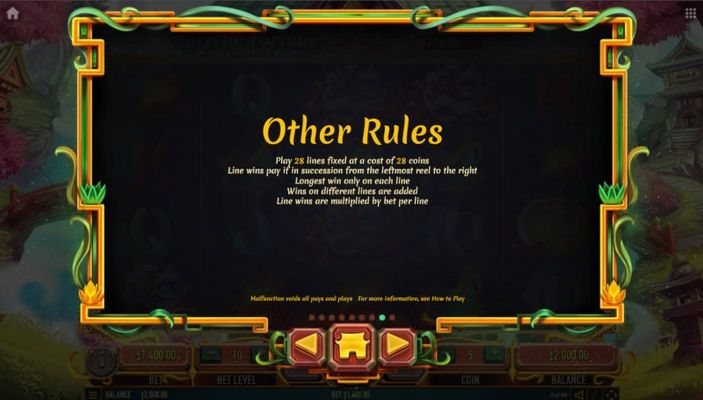 Mystic Fortune Deluxe :: General Game Rules