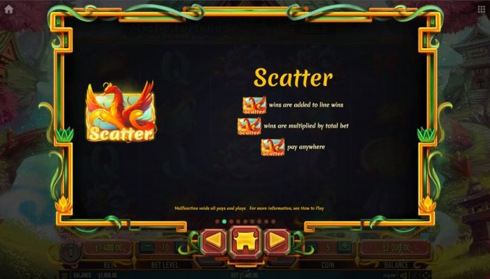 Mystic Fortune Deluxe :: Scatter Symbol Rules
