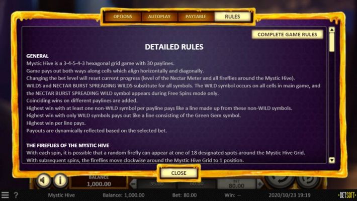 Detailed Rules