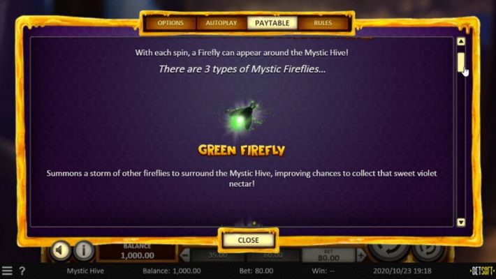 Mystic Hive :: Green Firefly
