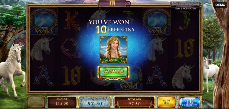 10 Free Spins Awarded