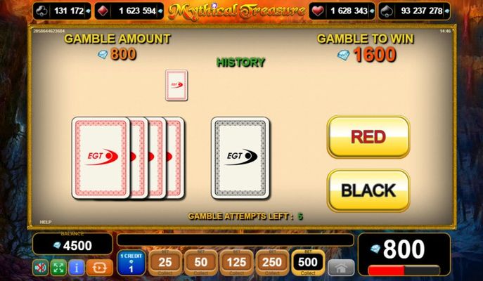Red or Black Gamble Feature