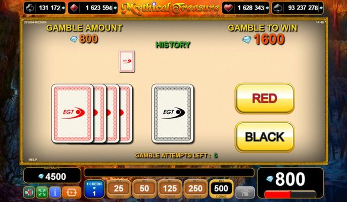 Red or Black Gamble Feature