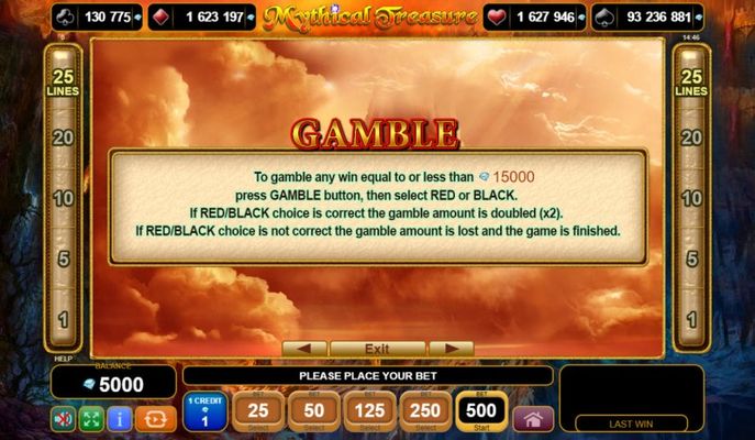 Gamble feature