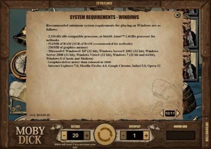 system requirements - windows