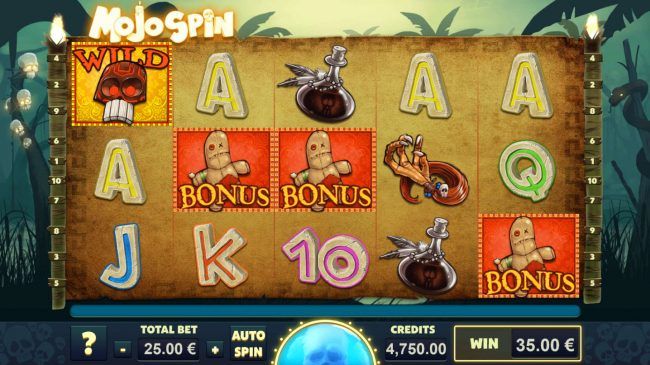 Scatter win triggers the free spins feature