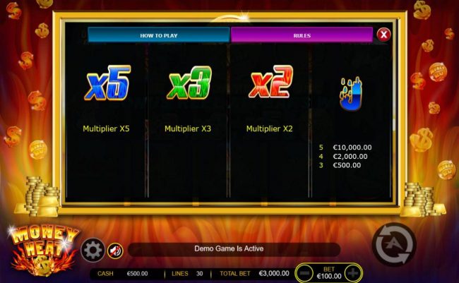 Multipliers Symbols - Free Games Bonus
