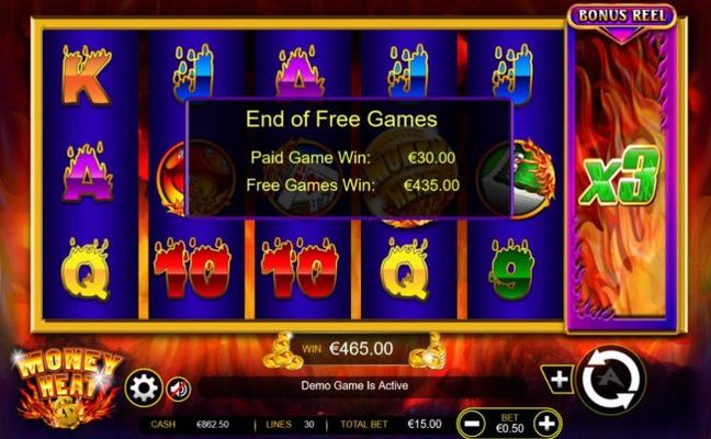 Total free games win 435.00