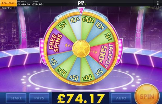 Spin the wheel to win a pirze