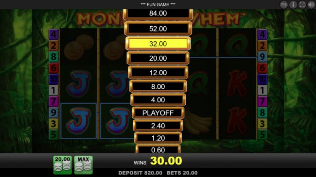 Ladder Gamble Feature Game Board