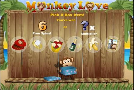 pick a box item to determine your prize multiplier