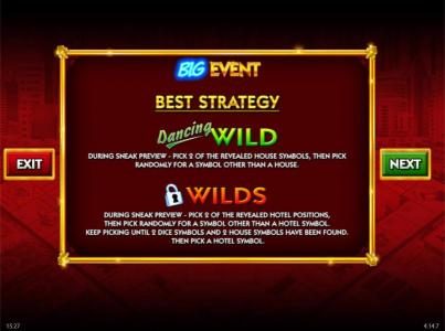 Big Event Best Stratergy how to play