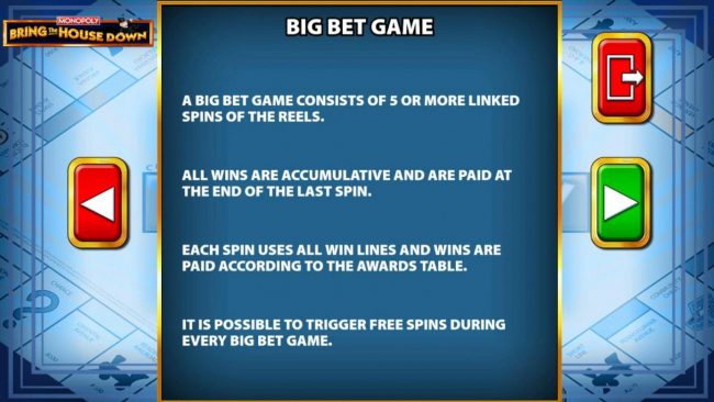 Big Bet Rules