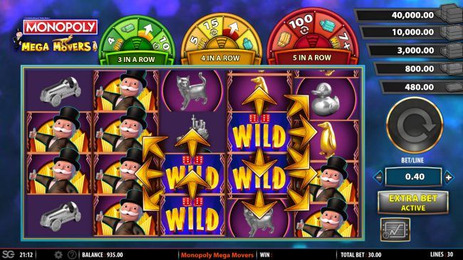 Multiple winning paylines triggers a big win