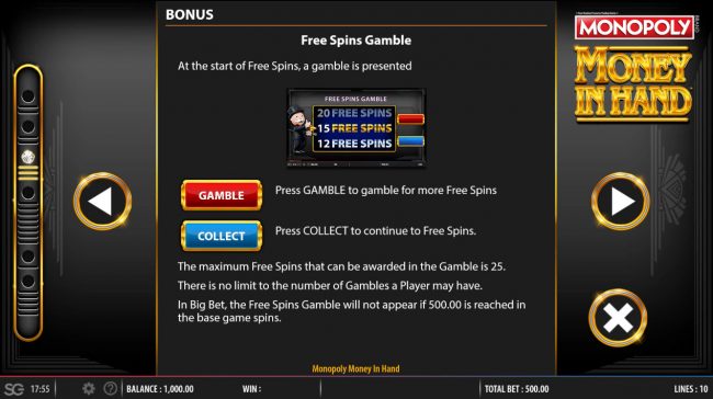 Free Spins Gamble Rules
