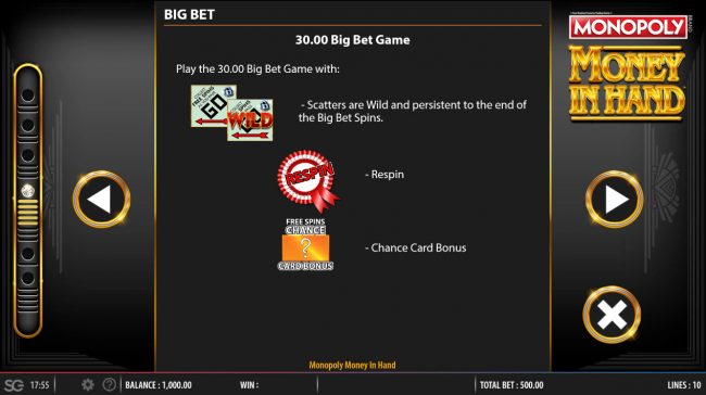 30.00 Big Bet Game