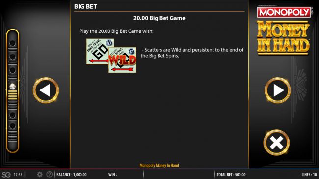 20.00 Big Bet Game