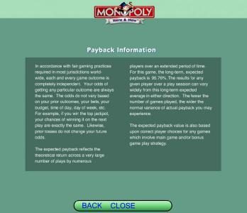 payback information