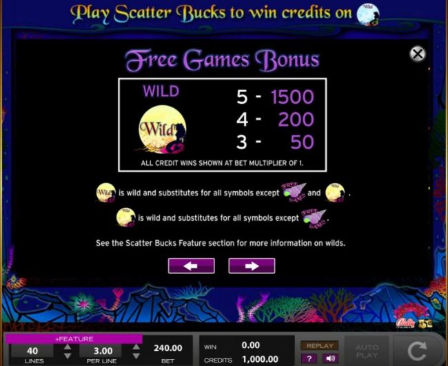 Wild Symbol Rules - Free Games Bonus