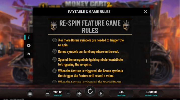 Respins Feature